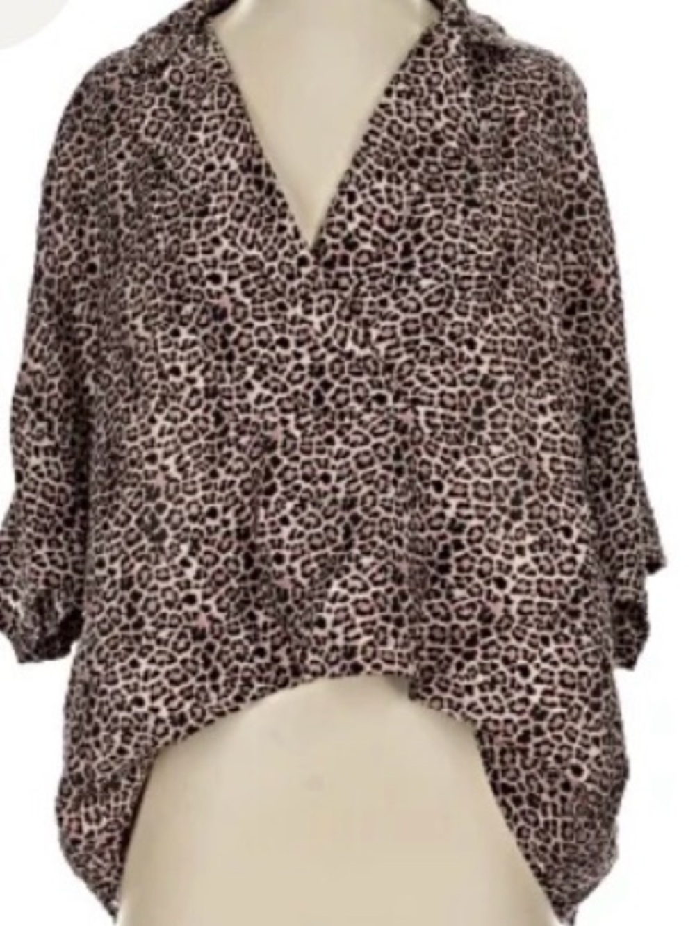 Anthropologie high low blouse NWT